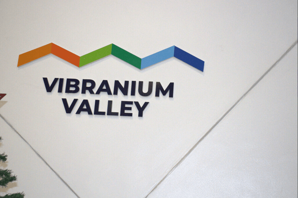 Vibranium Valley brand signage at Ikeja Lagos innovation hub