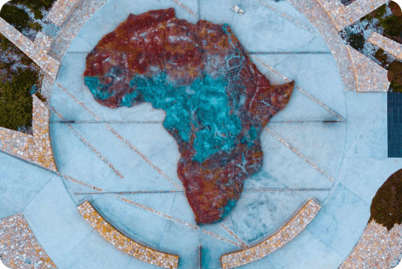 Government and development organisations Vibranium Valley Africa map